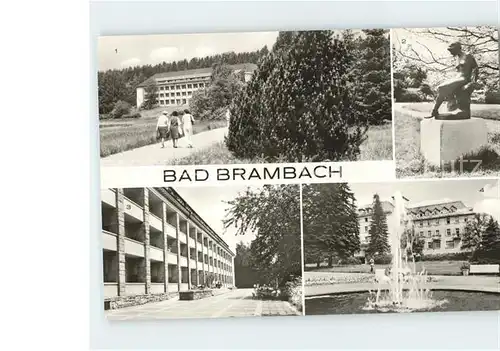 Bad Brambach Nixe im Kurbad Joliot Curie Haus Kat. Bad Brambach