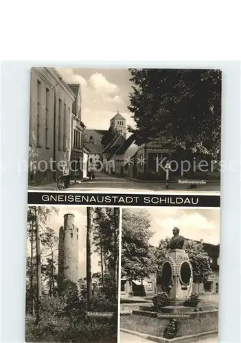 Schildau Schlidbergturm Denkmal Kat. Schildau Gneisenaustadt