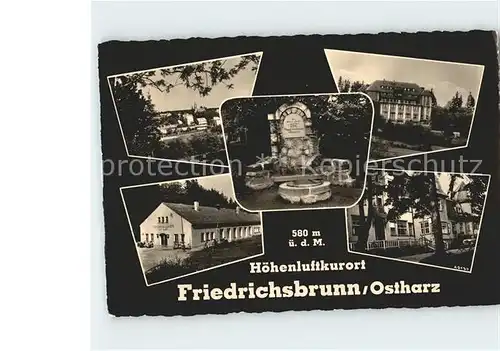 Friedrichsbrunn Harz  Kat. Friedrichsbrunn