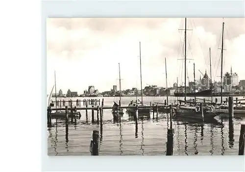 Rostock Mecklenburg Vorpommern Warnow Boote Kat. Rostock