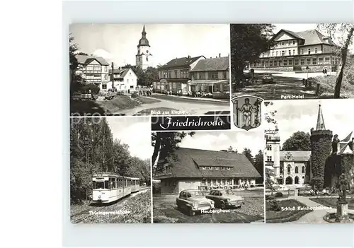 Friedrichroda Park Hotel Schloss Reinhardsbrunn Heuberghaus Thueringerwaldbahn Kat. Friedrichroda
