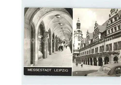 Leipzig Kolonnaden Alten Rathaus  Kat. Leipzig