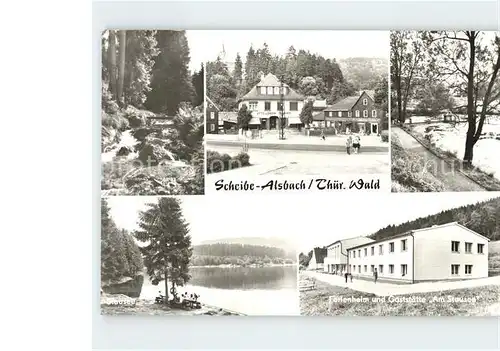 Scheibe Alsbach Stausee Ferienheim Gaststaette Am Stausee  Kat. Scheibe Alsbach