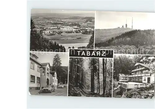 Tabarz Blick Grossen Inselsberg Ferienheim Torstein Lauchagrund Schweizerhaus Kat. Tabarz Thueringer Wald