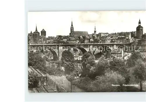 Bautzen Friedensbruecke Kat. Bautzen