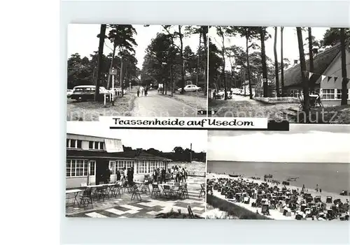 Trassenheide Usedom Weg zum Strand Ferienlager Friedrich Schiller Universitaet Jena Kat. Trassenheide