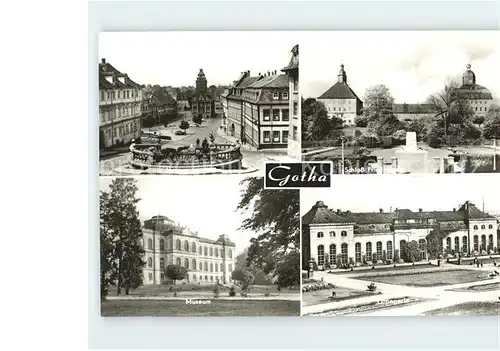 Gotha Thueringen Hauptmarkt Schloss Friedenstein Orangerie Museum  Kat. Gotha