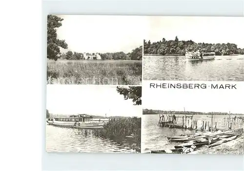 Rheinsberg Mark Schiff Zeuthen Fischerboote Kat. Rheinsberg