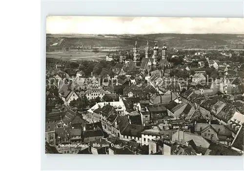 Naumburg Saale Blick zum Dom Kat. Naumburg