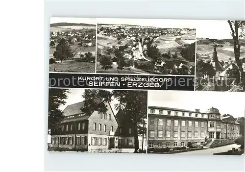 Seiffen Erzgebirge Schwartenberg FDGB Erholungsheim Berghof Heimat Spielzeugmuseum Kat. Kurort Seiffen Erzgebirge