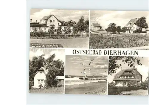 Dierhagen Ostseebad Kinderferienlager Junge Garde Moewen Kat. Dierhagen Ostseebad