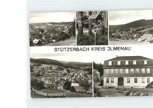 Stuetzerbach Wegweiser Auerhahn Goethe Gedenkstaette Kat. Stuetzerbach