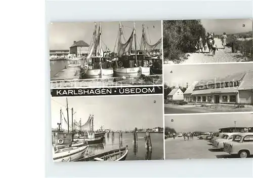 Karlshagen Fischerhafen Weg zum Strand HO Landwarenhaus  Kat. Karlshagen Usedom