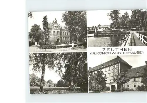 Zeuthen Seebruecke Rathaus  Kat. Zeuthen