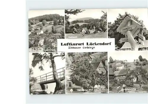 Lueckendorf Hochwald Kinderspielplatz 1500jaehrige Elbe Sommerberg Kat. Kurort Oybin