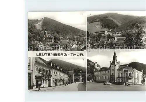 Leutenberg Thueringen Ernst Thaelmann Oberschule Hauptstrasse Rathaus  Kat. Leutenberg