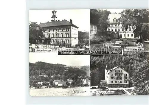 Wiesenbad Sanatorium Robert Koch Haus Ferienheim  Kat. Thermalbad Wiesenbad
