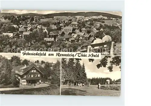 Schmiedefeld Rennsteig Ortsansichten Kat. Schmiedefeld Rennsteig