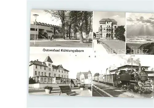 Kuehlungsborn Ostseebad FDGB Meerwasserschwimmhalle Schloss Meer Strand Molli Bahnhof  Kat. Kuehlungsborn