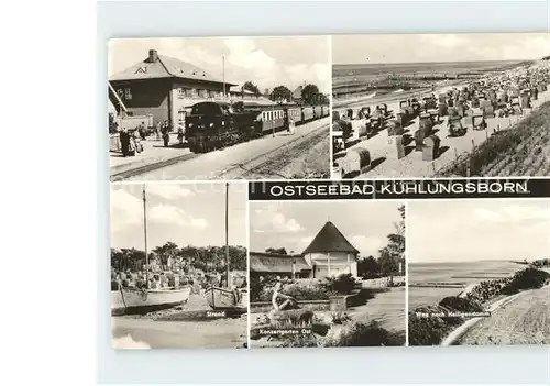 Kuehlungsborn Ostseebad Molly Strand Konzertgarten Kat. Kuehlungsborn