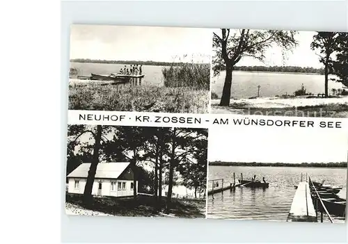 Zossen Neuhof Am Wuensdorfer See Bungalow Braunkohlenwerkes Troebitz Kat. Zossen