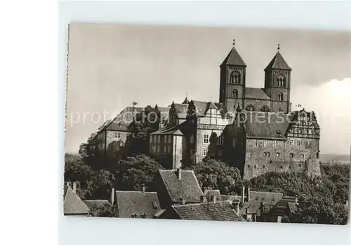 Quedlinburg Muenzenberg Schlossmuseum Stiftskirche Kat. Quedlinburg