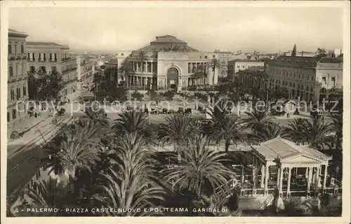 Palermo Sicilia Piazza Castelnuovo Politeama Garibaldi Kat. Palermo