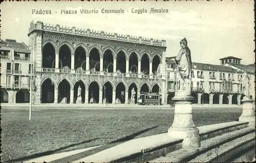 Padova Piazza Vittorio Emanuele Loggia Amulea Kat. Padova