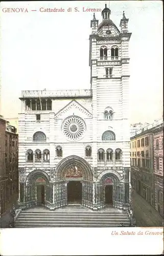 Genova Genua Liguria Cattedrale di S Lorenzo Kat. Genova