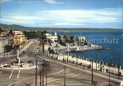 Messina Sicilia Promenade Meeresufer Kat. Messina