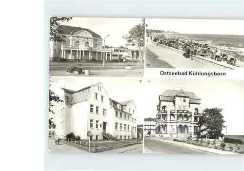 Kuehlungsborn Ostseebad Meerwasserschwimmhalle Strand Erholungsheim Stoertebecker Kat. Kuehlungsborn