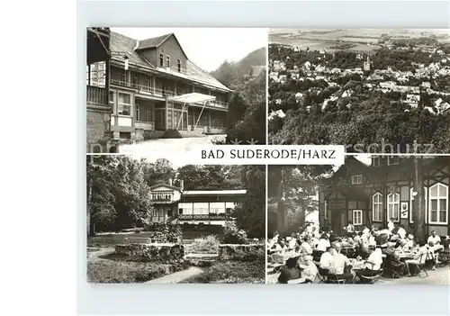 Bad Suderode Kurhaus Ortsansicht Victor Hoeth Heim Ausflungslokal Felsenkeller Kat. Bad Suderode