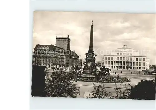 Leipzig Opernhaus Karl Marx Platz Kat. Leipzig