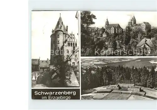 Schwarzenberg Erzgebirge Burg  Kat. Schwarzenberg