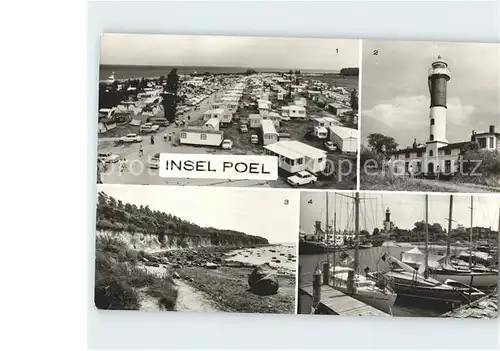 Insel Poel Timmendorf Zeltplatz Leuchtturm Steilkueste Hafen Kat. Insel Poel