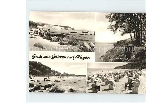 Goehren Ruegen Strand Nordperd  Kat. Goehren Ostseebad Ruegen