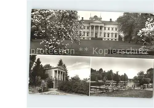 Woerlitz Park Schlossmuseum Gondelstation Kat. Woerlitz