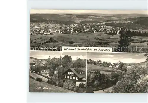 Schmiedefeld Rennsteig Film Buehne Ortsansicht Kat. Schmiedefeld Rennsteig