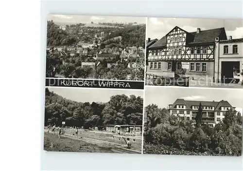Wippra Gaststaette Schiefernhaus Wippertalbad Kinderkrankenhaus Kat. Wippra Kurort