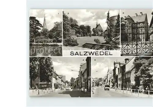 Salzwedel Pfefferteich Burggarten Joh Friedr Danneil Museum Strasse Jugend  Kat. Salzwedel