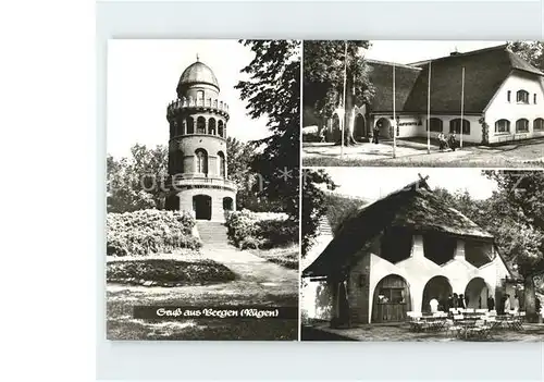 Bergen Ruegen Gaststaette Turm Kat. Bergen