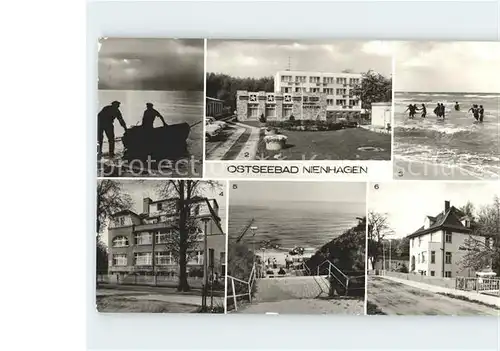 Nienhagen Ostseebad Fischer Strand FDGB Erholungsheim Seestern Solidaaritaet  / Nienhagen /Bad Doberan LKR