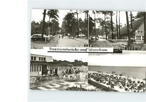 Trassenheide Usedom Weg zum Strand Ferienlager Friedrich Schiller Universitaet Jena Kat. Trassenheide