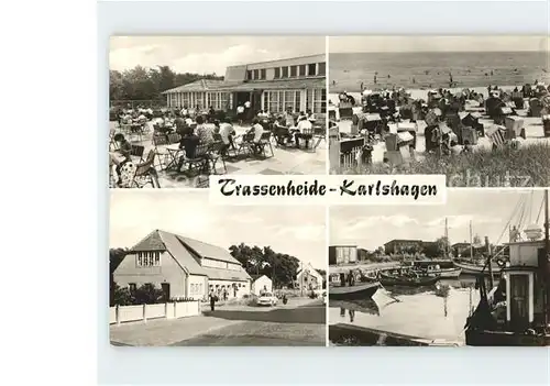 Karlshagen Trassenheide Strand Hafen Boote  Kat. Karlshagen Usedom