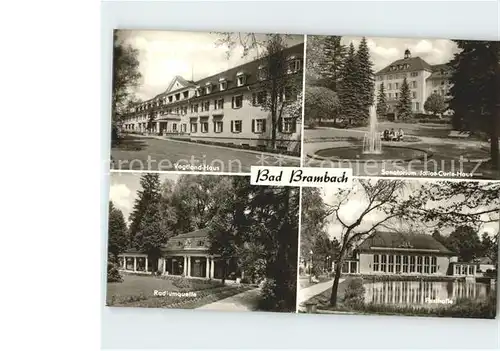 Bad Brambach Vogtland Haus Sanatorium Joliot Curie Haus Radiumquelle Kat. Bad Brambach