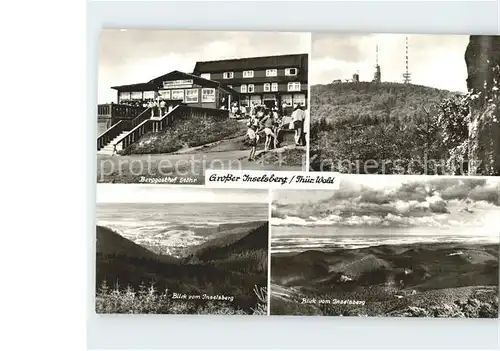 Inselsberg Schmalkalden Berggasthof Stoehr Turm  Kat. Schmalkalden