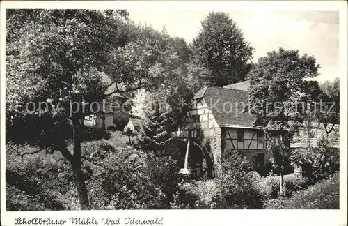 Schollbrunn Waldbrunn Muehle Kat. Waldbrunn