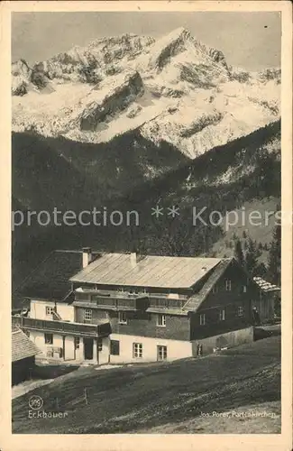 Garmisch Partenkirchen Eckbauer Partnachklamm Kat. Garmisch Partenkirchen