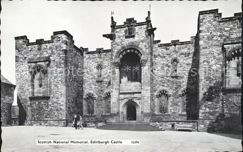Edinburgh Castle Scottish National Memorial Kat. Edinburgh