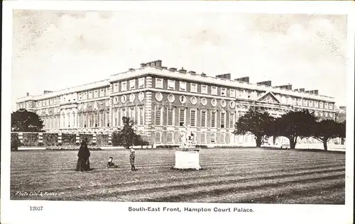 London South East Front Hampton Court Palace Kat. City of London